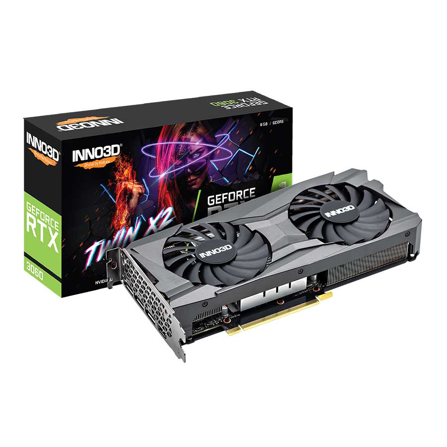 کارت گرافیک اینو تری دی مدل GEFORCE RTX 3060 8GB TWIN X2 GDDR6