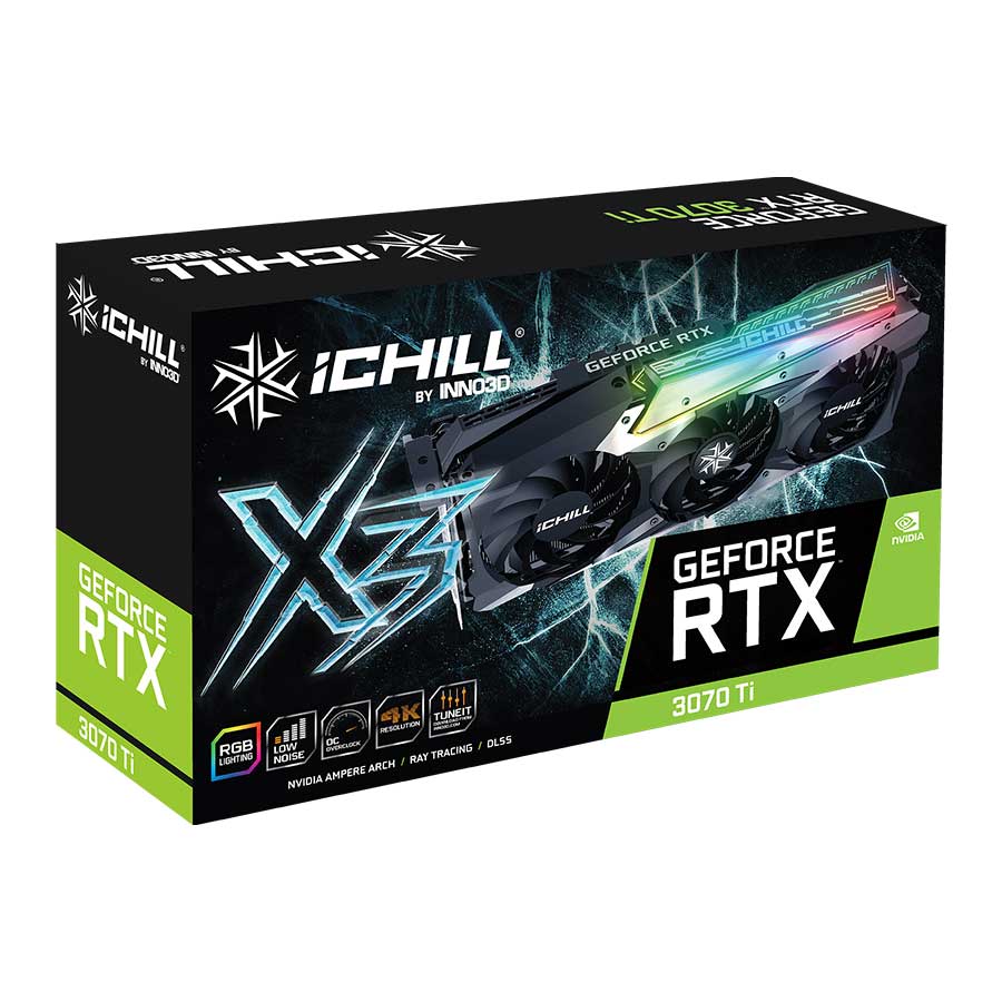 کارت گرافیک اینو تری دی مدل GEFORCE RTX 3070 TI ICHILL X3 8GB GDDR6X