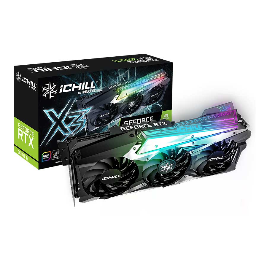 کارت گرافیک اینو تری دی مدل GEFORCE RTX 3070 TI ICHILL X3 8GB GDDR6X