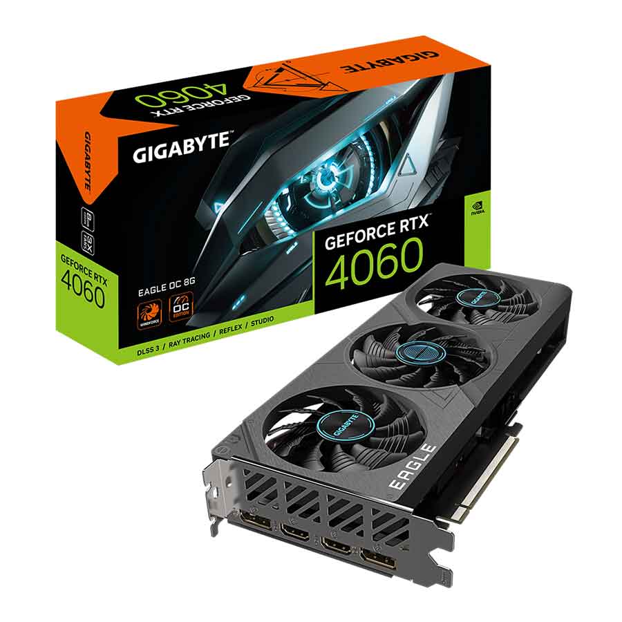 کارت گرافیک گیگابایت مدل GeForce RTX 4060 EAGLE OC 8G GDDR6