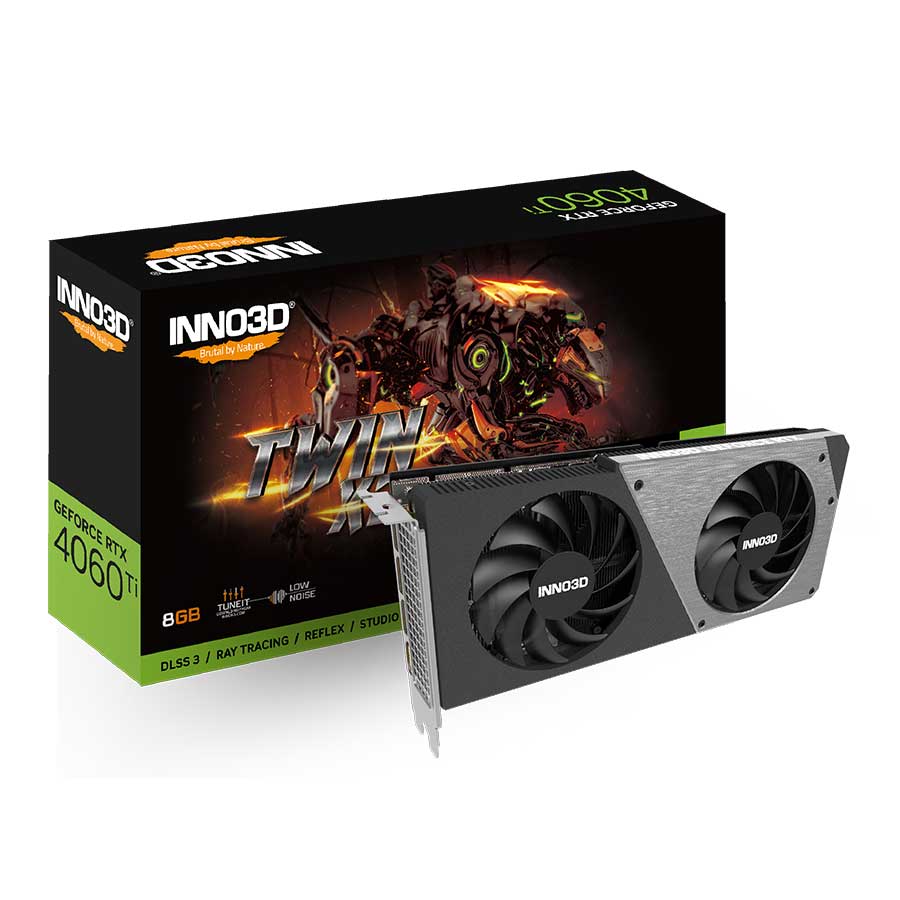 کارت گرافیک اینو تری دی مدل GEFORCE RTX 4060 Ti 8GB TWIN X2 GDDR6