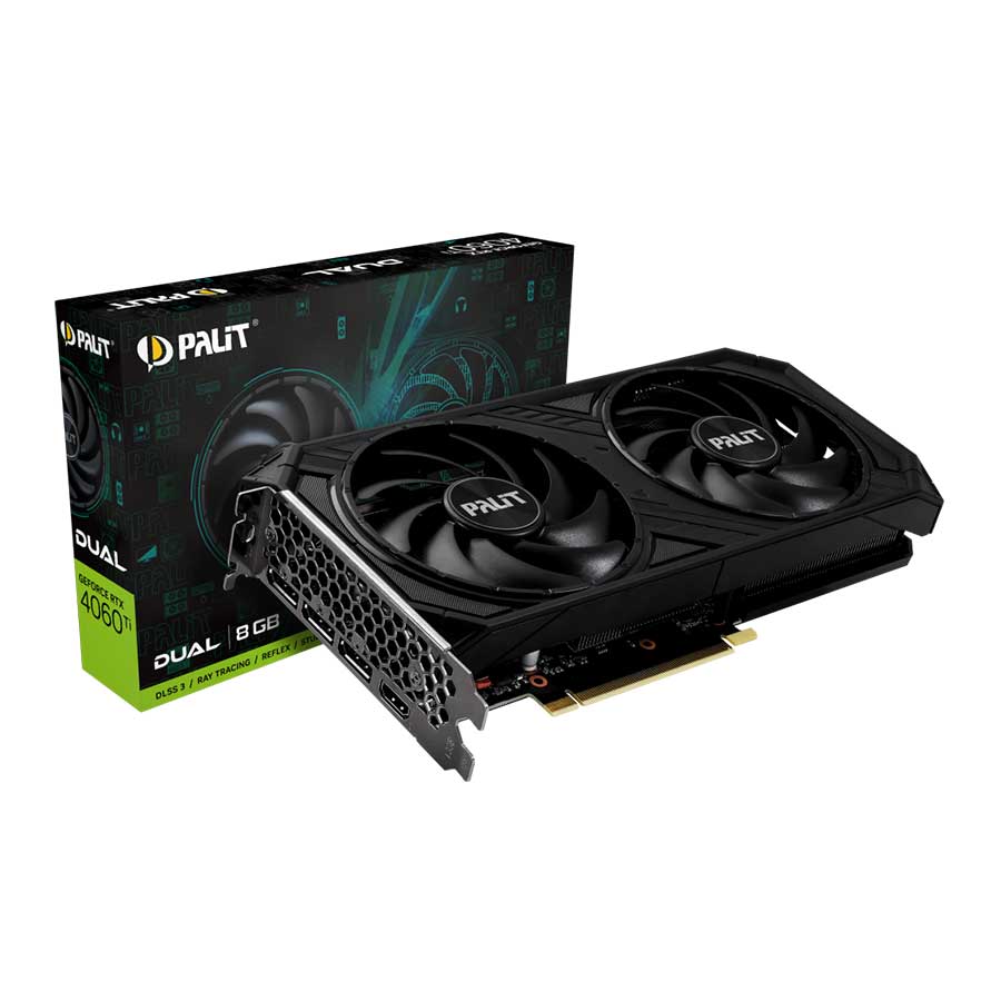 کارت گرافیک پلیت مدل GeForce RTX 4060 Ti Dual 8GB GDDR6