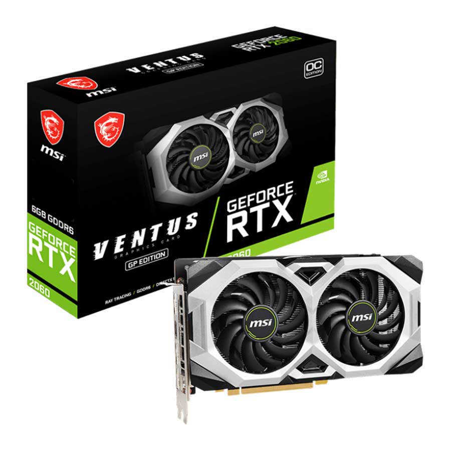 کارت گرافیک ام اس آی مدل GeForce RTX2060 VENTUS GP OC