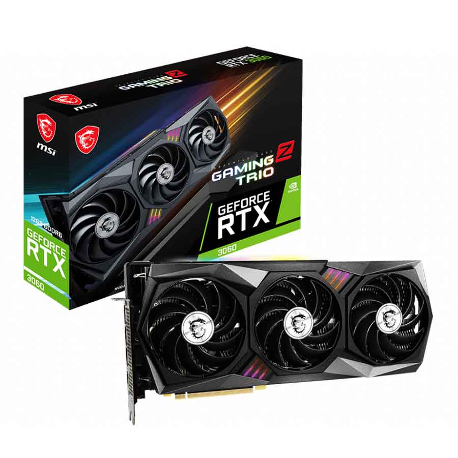 کارت گرافیک ام اس آی مدل GeForce RTX3060 GAMING Z TRIO 12G