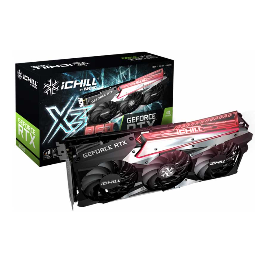 کارت گرافیک اینو تری دی GEFORCE RTX3060 ICHILL X3 RED 12GB GDDR6