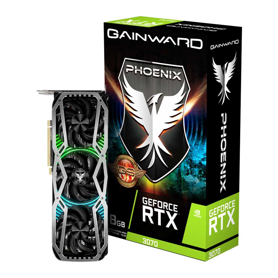 کارت گرافیک گینوارد مدل GeForce RTX3070 Phoenix GS 8GB GDDR6