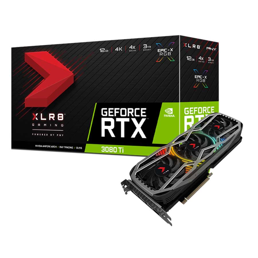 کارت گرافیک پی ان وای GeForce RTX3080 Ti 12GB XLR8 Gaming REVEL EPIC-X RGB