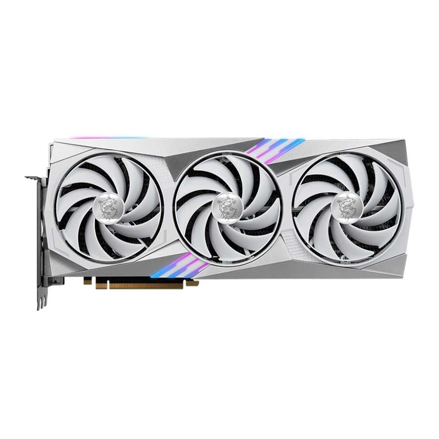 کارت گرافیک ام اس آی GeForce RTX4070 Ti GAMING TRIO WHITE 12G GDDR6X