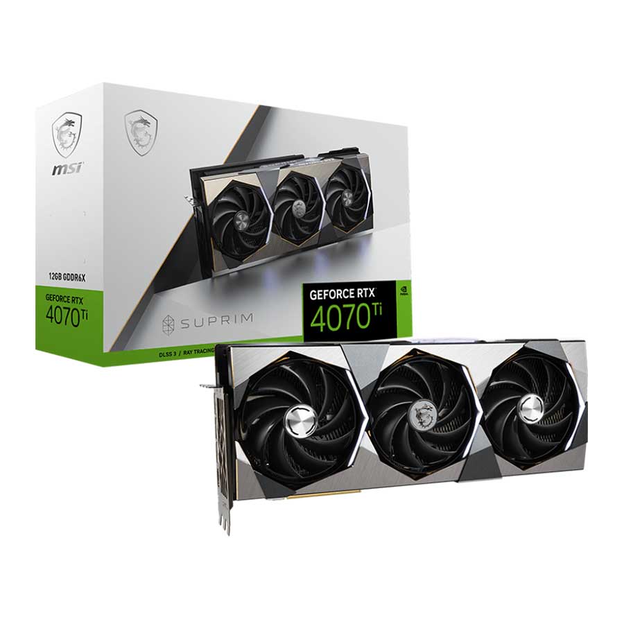 کارت گرافیک ام اس آی مدل GeForce RTX4070 Ti SUPRIM 12G GDDR6X