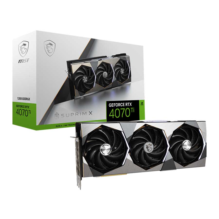 کارت گرافیک ام اس آی GeForce RTX4070 Ti SUPRIM X 12G GDDR6X