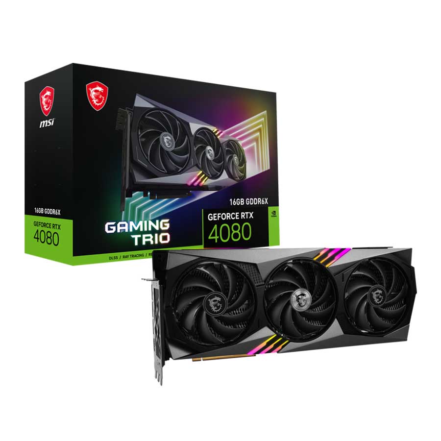 کارت گرافیک ام اس آی GeForce RTX4080 16GB GAMING TRIO GDDR6X