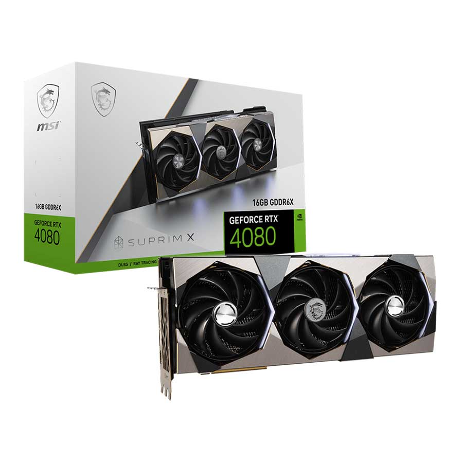 کارت گرافیک ام اس آی GeForce RTX4080 16GB SUPRIM X GDDR6X