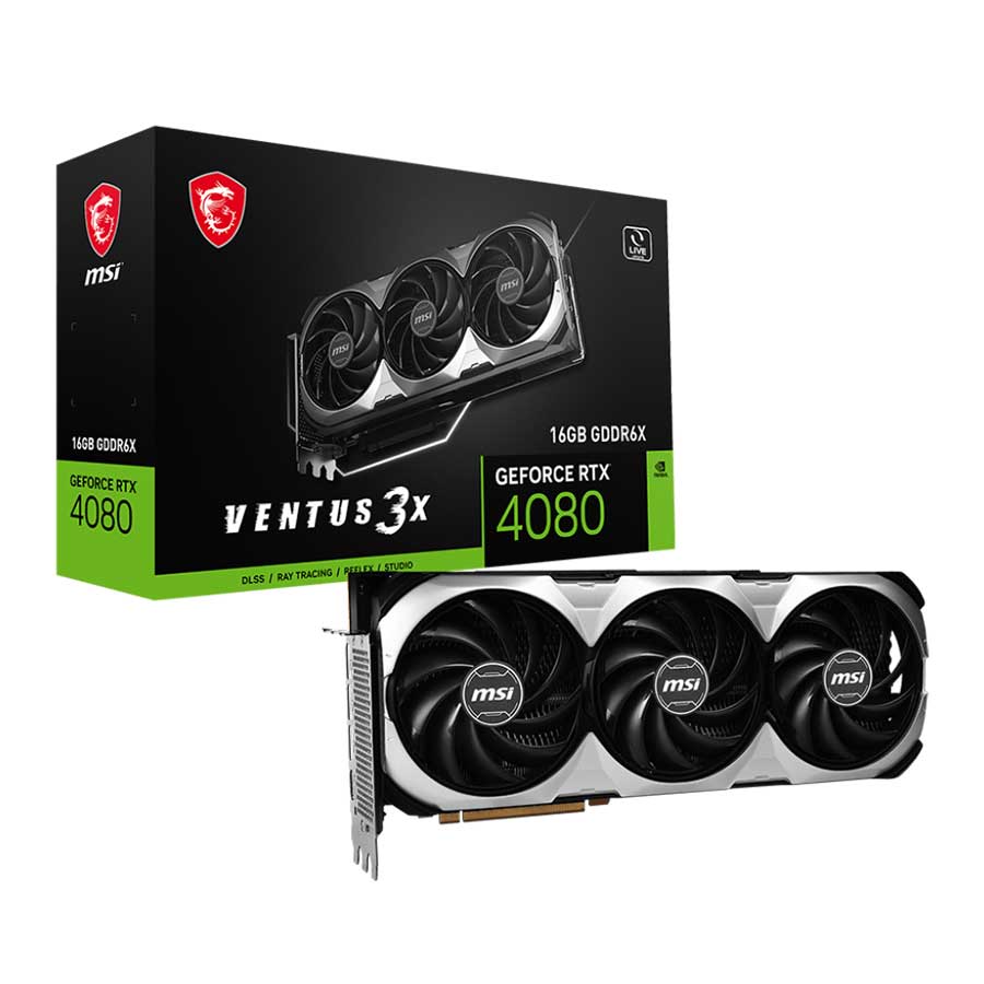 کارت گرافیک ام اس آی GeForce RTX4080 16GB VENTUS 3X GDDR6X