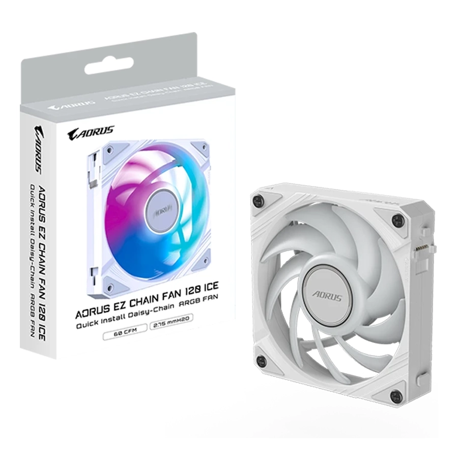 فن خنک کننده کیس گیگابایت مدل AORUS 120 ARGB