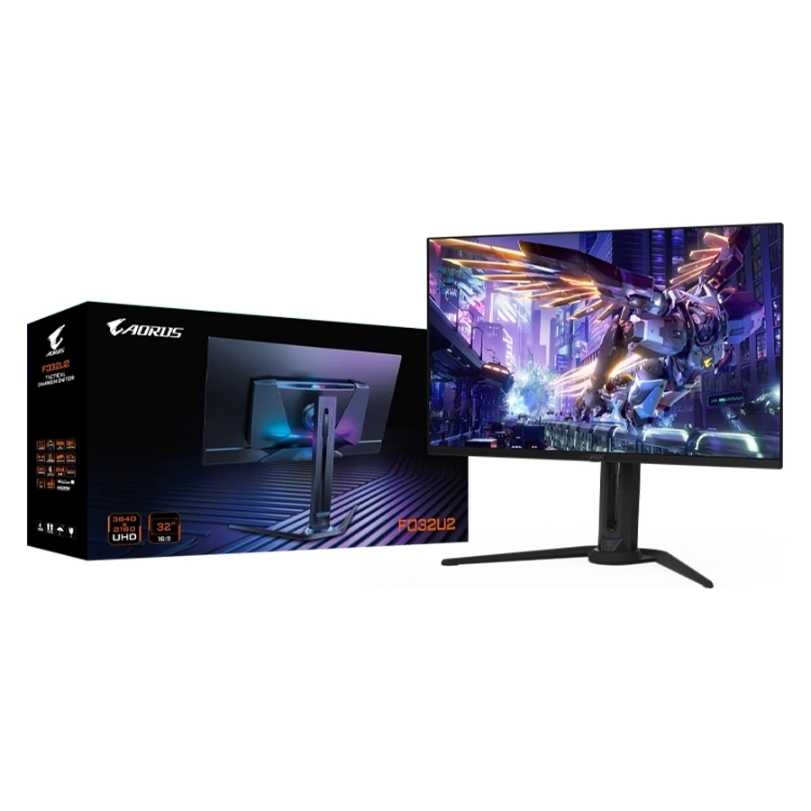مانیتور گیمینگ 32 اینچ گیگابایت مدل AORUS FO32U2
