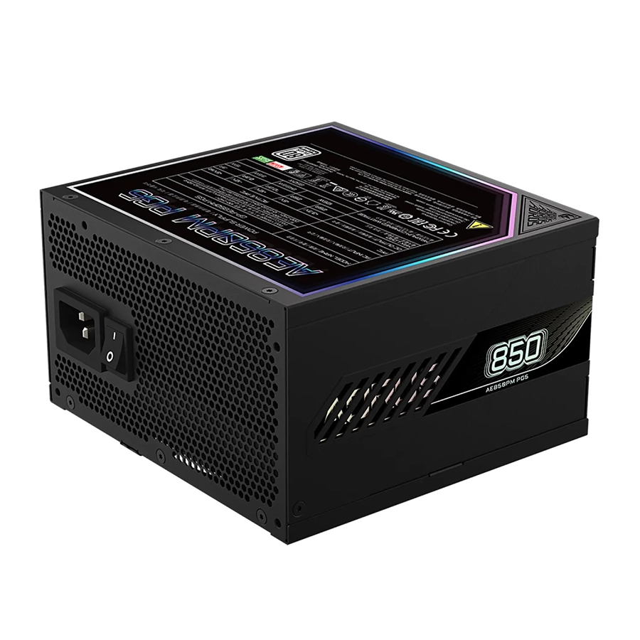 پاور کامپیوتر 850 وات تمام ماژولار گیگابایت مدل AORUS ELITE Platinum