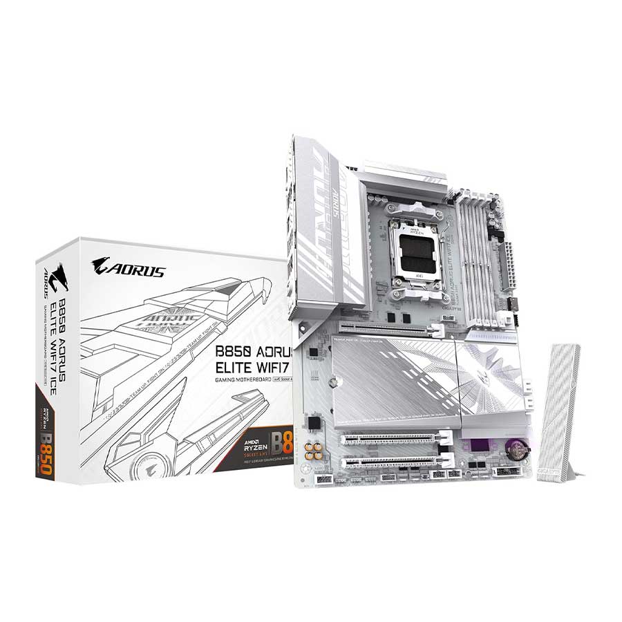 مادربرد گیگابایت مدل B850 AORUS ELITE WIFI7 ICE DDR5