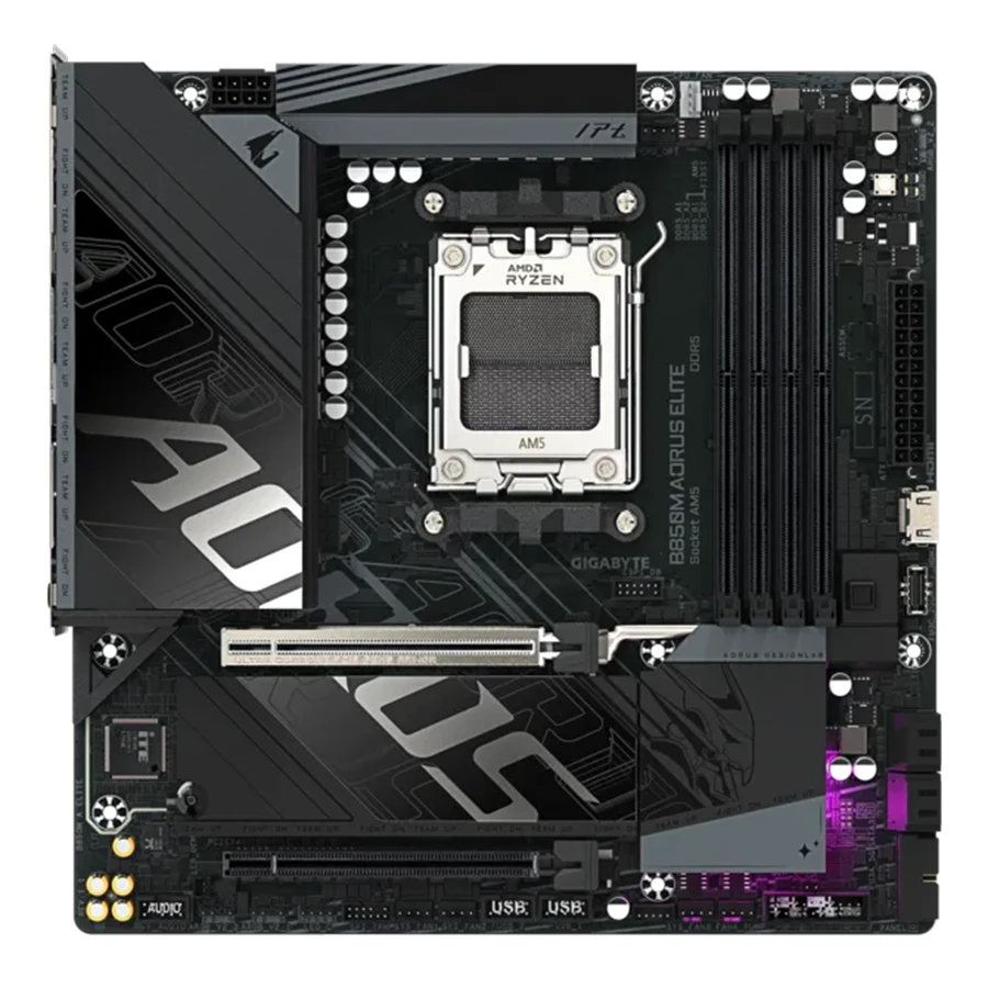 Gigabyte B850M AORUS ELITE DDR5 Micro ATX AM5 Motherboard مادربرد گیگابایت