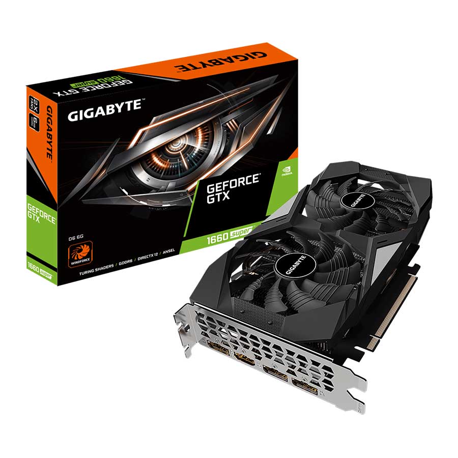 کارت گرافیک گیگابایت مدل GeForce GTX 1660 SUPER D6 6G