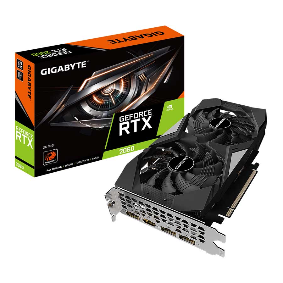 کارت گرافیک گیگابایت مدل GeForce RTX 2060 D6 12G