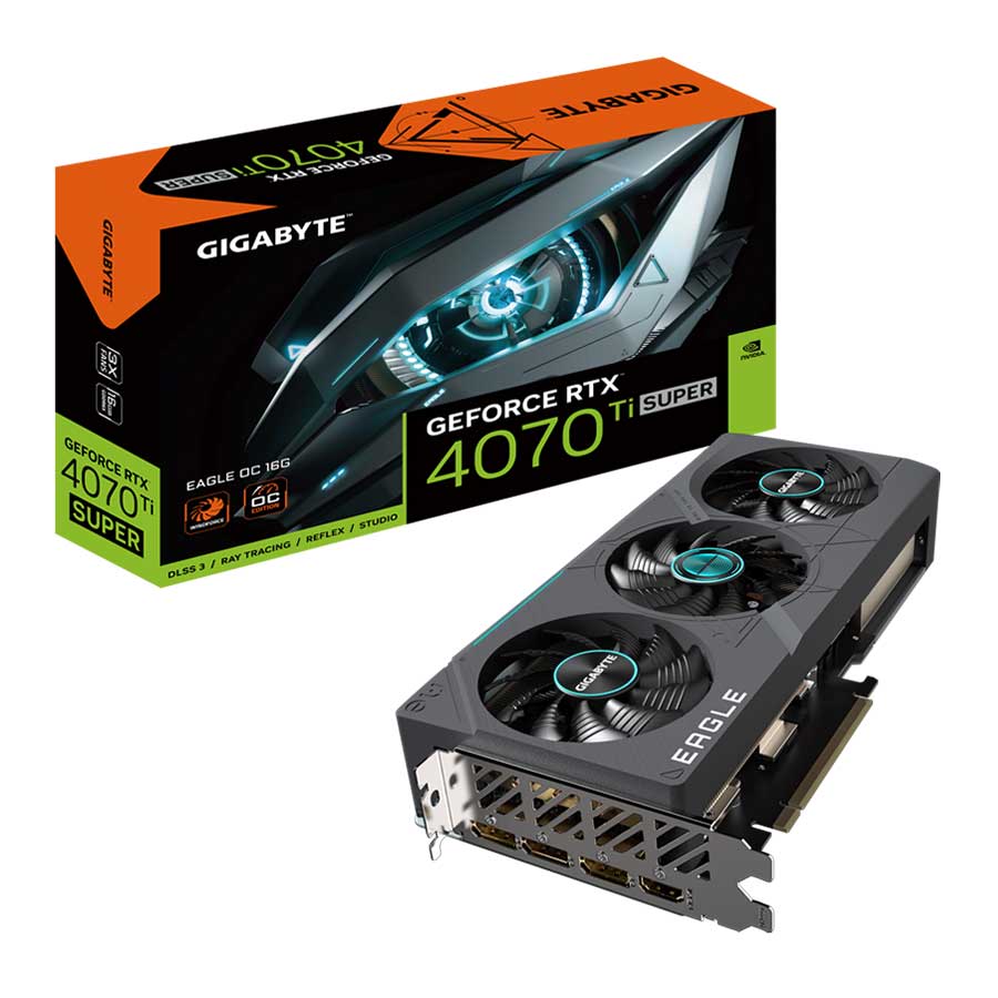 کارت گرافیک گیگابایت مدل GeForce RTX 4070 Ti SUPER EAGLE OC 16G GDDR6X