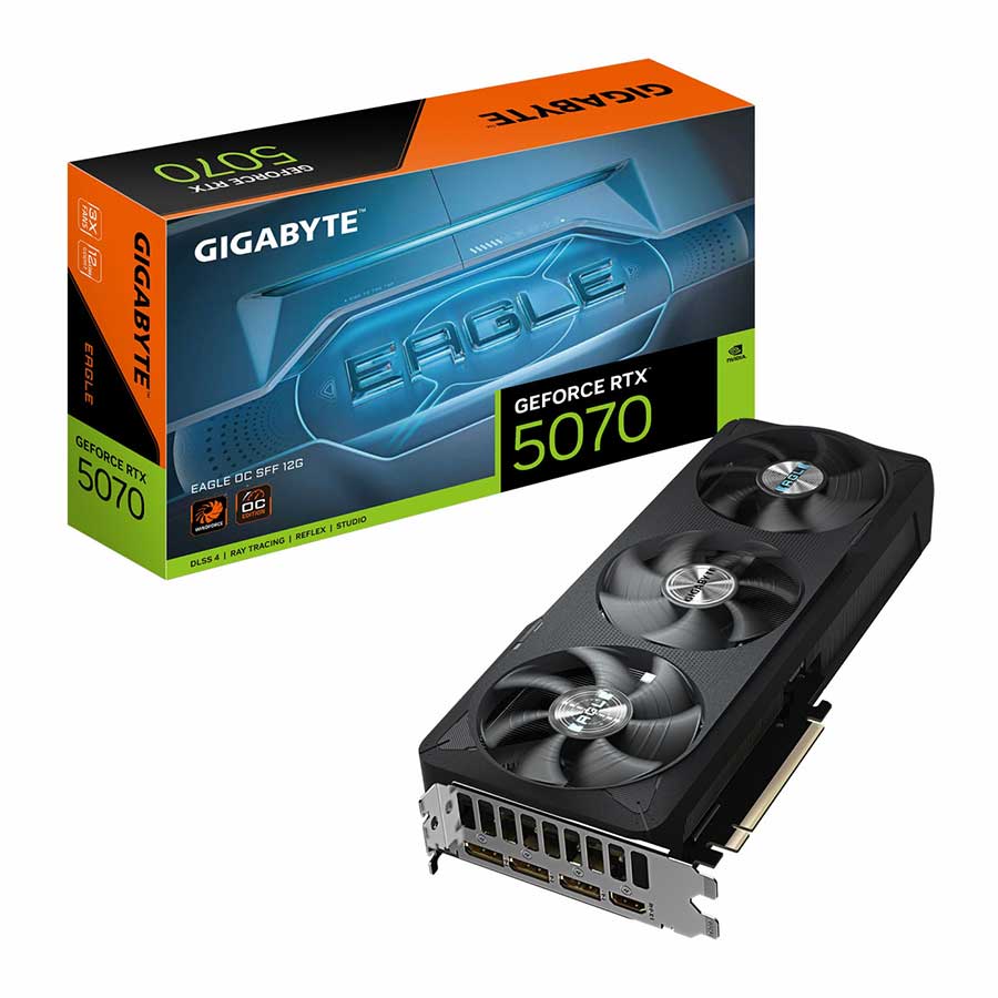 کارت گرافیک گیگابایت مدل GeForce RTX 5070 EAGLE OC SFF 12G GDDR7