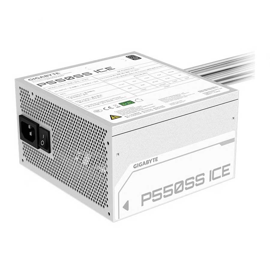 پاور کامپیوتر 550 وات گیگابایت مدل P550SS ICE SILVER
