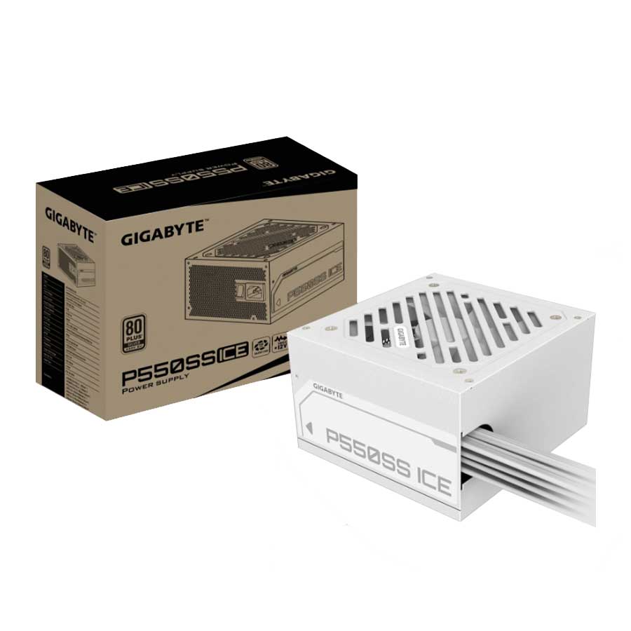 پاور کامپیوتر 550 وات گیگابایت مدل P550SS ICE SILVER