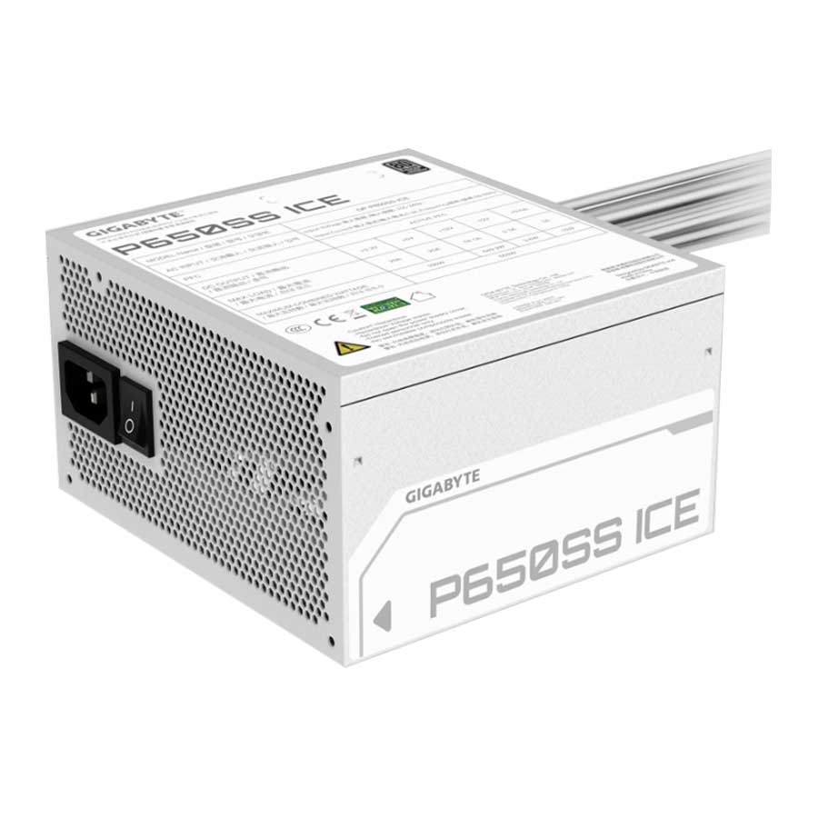 پاور کامپیوتر 650 وات گیگابایت مدل P650SS ICE SILVER