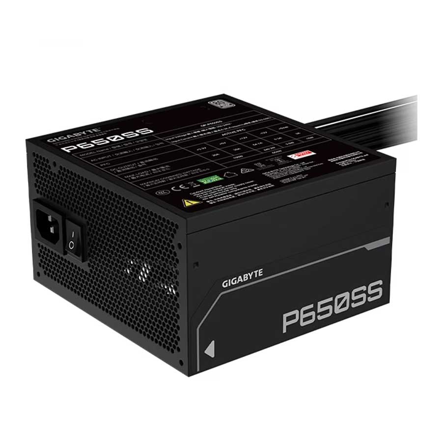 پاور کامپیوتر 650 وات گیگابایت مدل P650SS SILVER
