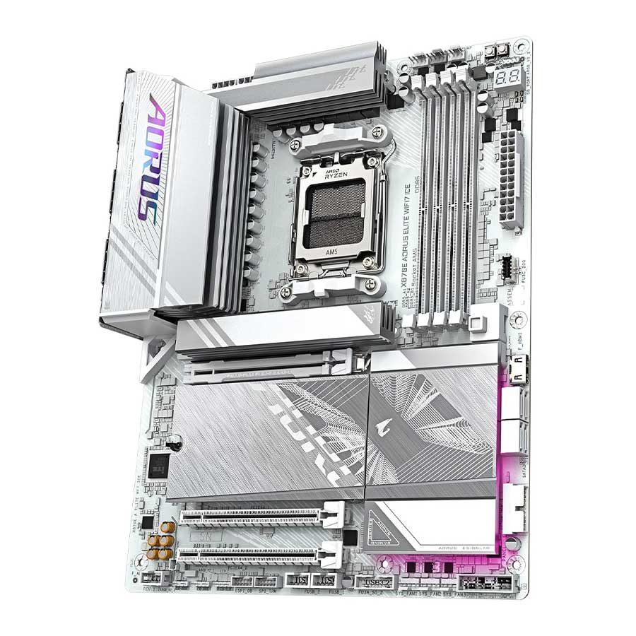 مادربرد گیگابایت مدل X870E AORUS ELITE WIFI7 ICE DDR5