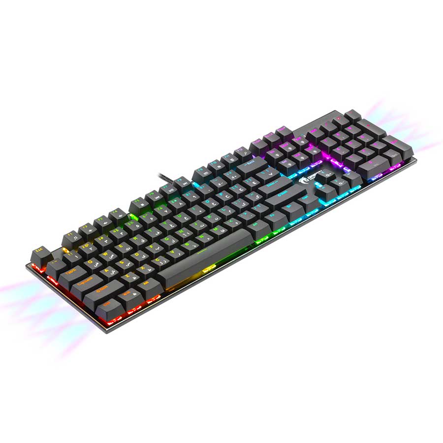 کیبورد گیمینگ باسیم گرین مدل GK802-RGB