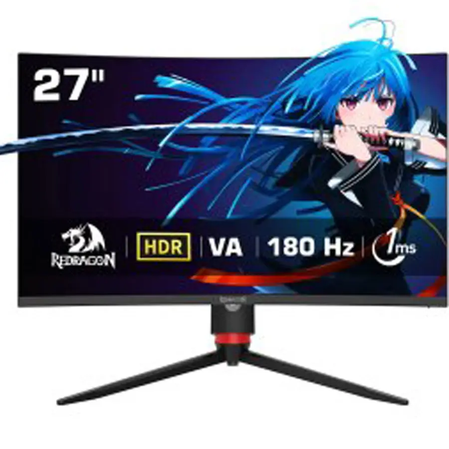 مانیتور گیمینگ ردراگون مدل GMQ2712RVC سایز 27 اینچ