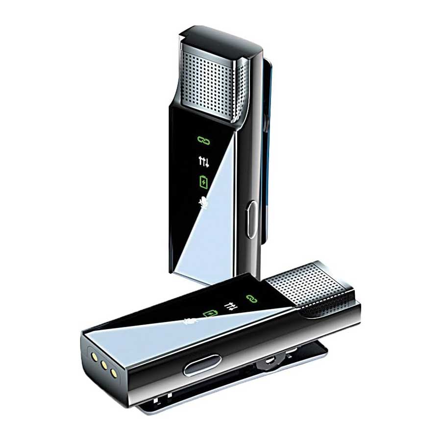 میکروفون یقه ای بی‌سیم گرین لاین مدل GN2IN1DDMLTBK