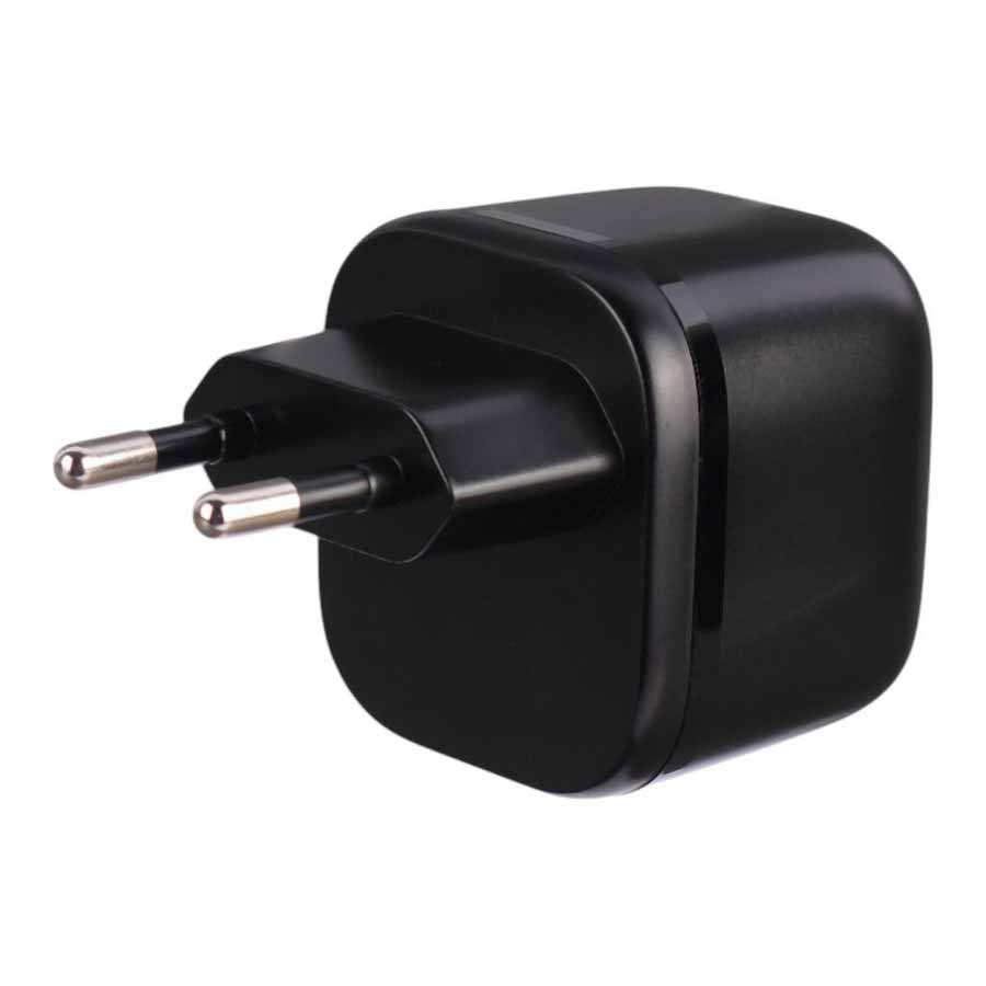 شارژر دیواری 2 پورت گرین لاین مدل GNPDQ2EUWCBK 20W