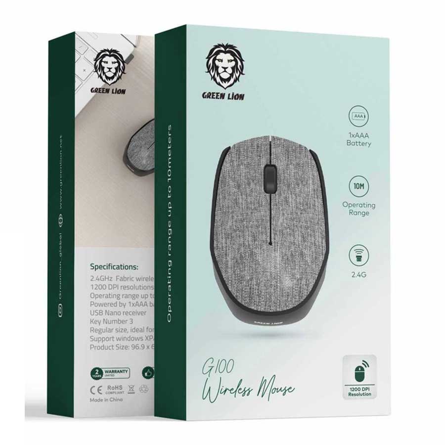 ماوس بی‌سیم گرین لاین مدل G100 GNM100GY