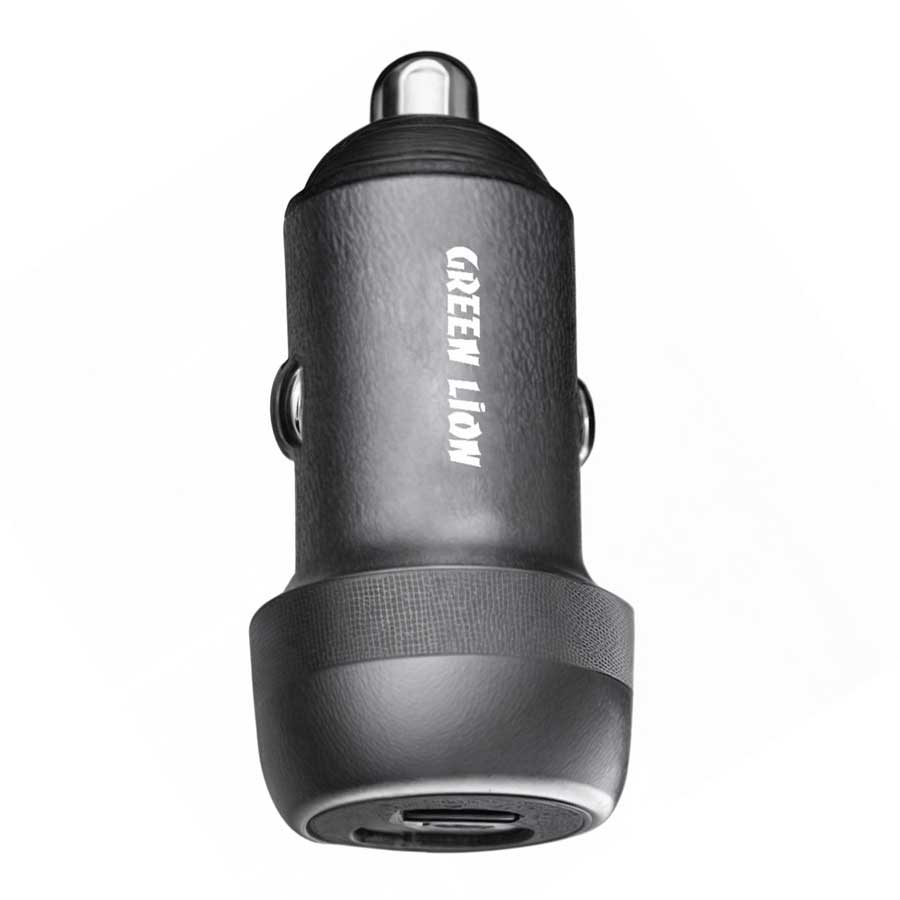شارژر فندکی 2 پورت گرین لاین مدل GN100WPDQTCGY 100W