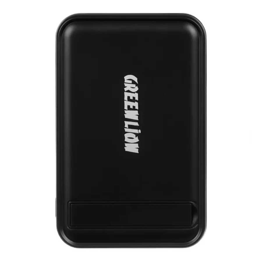 پاوربانک بی‌سیم گرین لاین مدل Lagos GNLAG10KPBBK 15W ظرفیت 10000mAH
