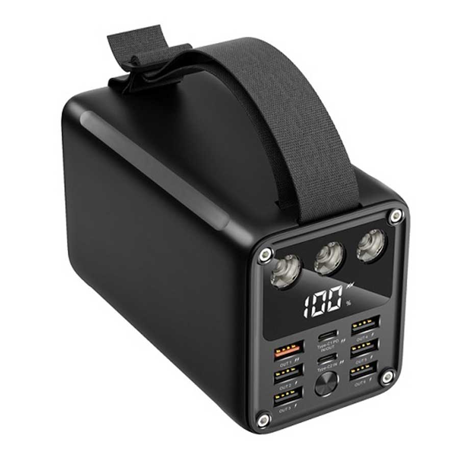 پاوربانک گرین لاین مدل Major GNMPB60KBK 22.5W ظرفیت 60000mAh
