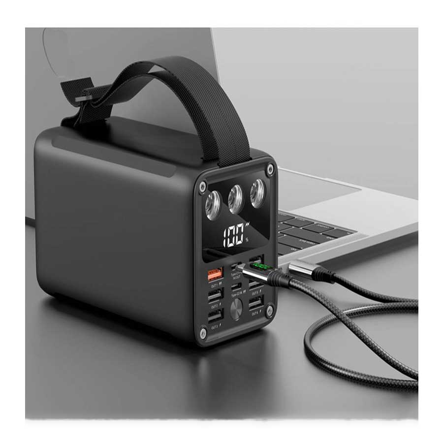 پاوربانک گرین لاین مدل Major GNMPB60KBK 22.5W ظرفیت 60000mAh