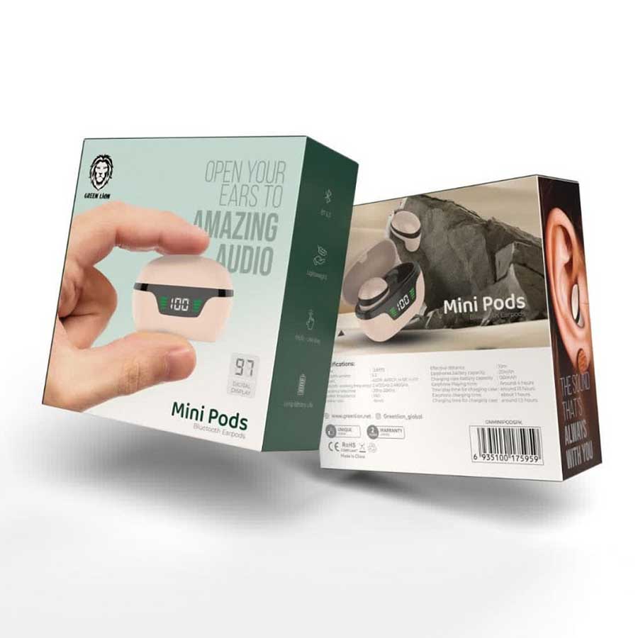 هندزفری بی‌سیم و بلوتوث گرین لاین مدل Mini Pods