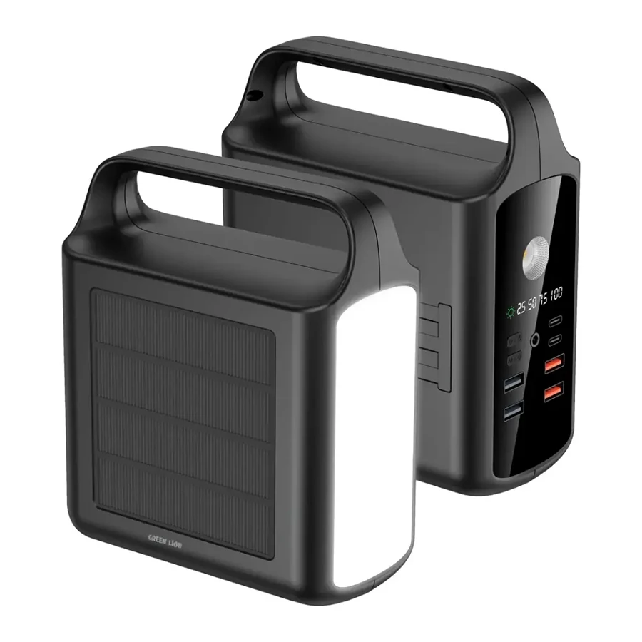پاوربانک خورشیدی گرین لاین ظرفیت 100000mAh