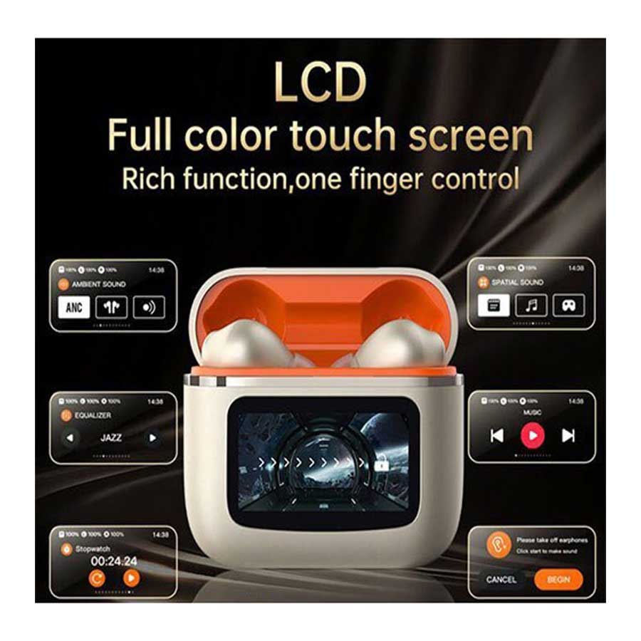 هندزفری بی‌سیم و بلوتوث گرین لاین مدل TouchWave ANC