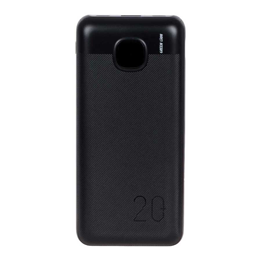 پاوربانک گرین لاین مدل Ultra Compact GNUCMPPBK20BK 20W ظرفیت 20000mAh