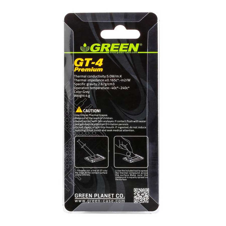 خمیر سلیکونی 4 گرمی گرین مدل GT-4 Premium