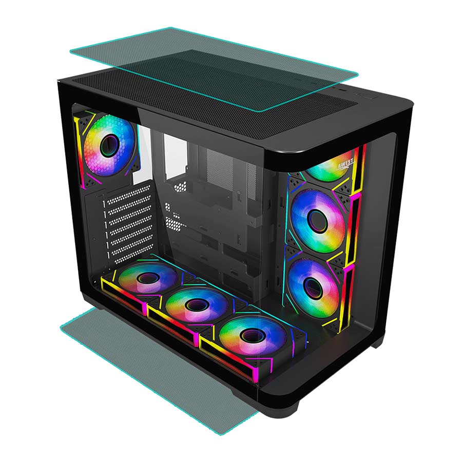 کیس کامپیوتر اوست مدل GT-AQ18-MB