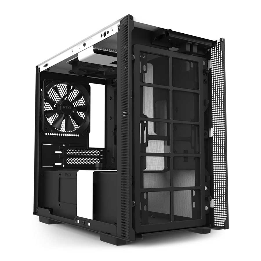 کیس کامپیوتر ان زی ایکس تی مدل H210 WHITE BLACK