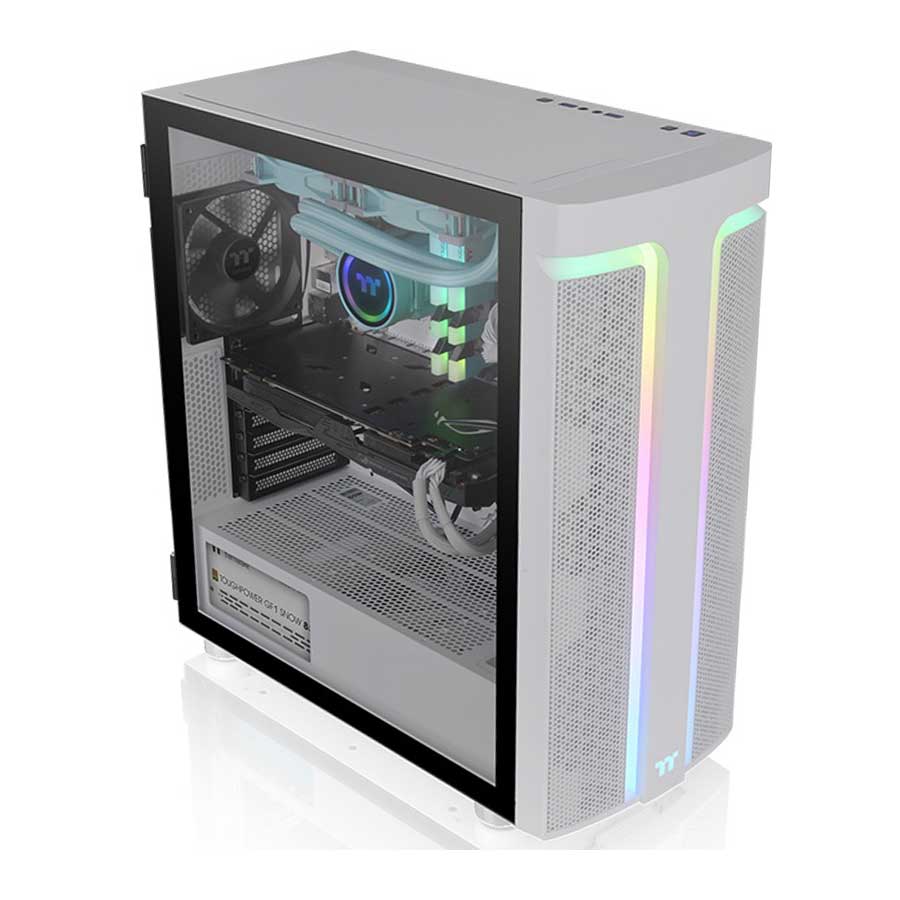 کیس کامپیوتر ترمالتیک مدل H590 TG Snow ARGB White