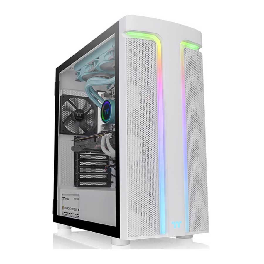 کیس کامپیوتر ترمالتیک مدل H590 TG Snow ARGB White