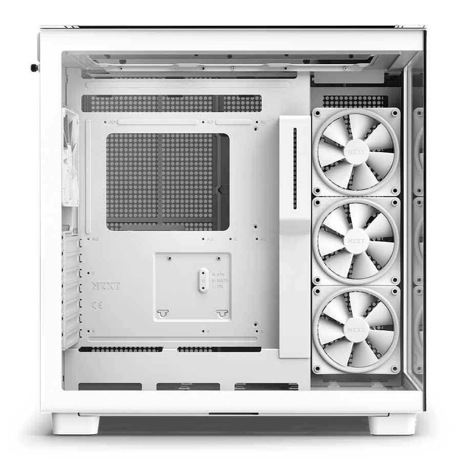 کیس کامپیوتر ان زی ایکس تی مدل H9 Elite Matte White